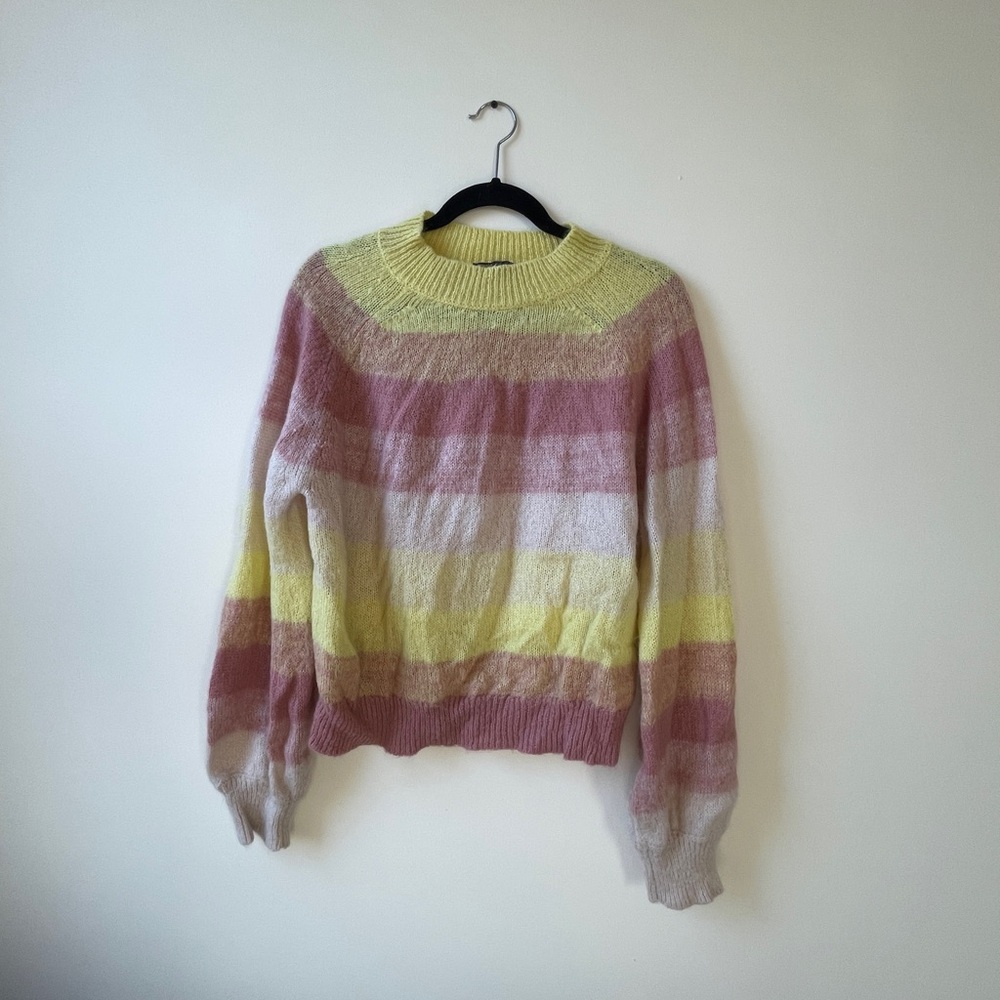 Maje sunset striped sweater size 3 (medium)